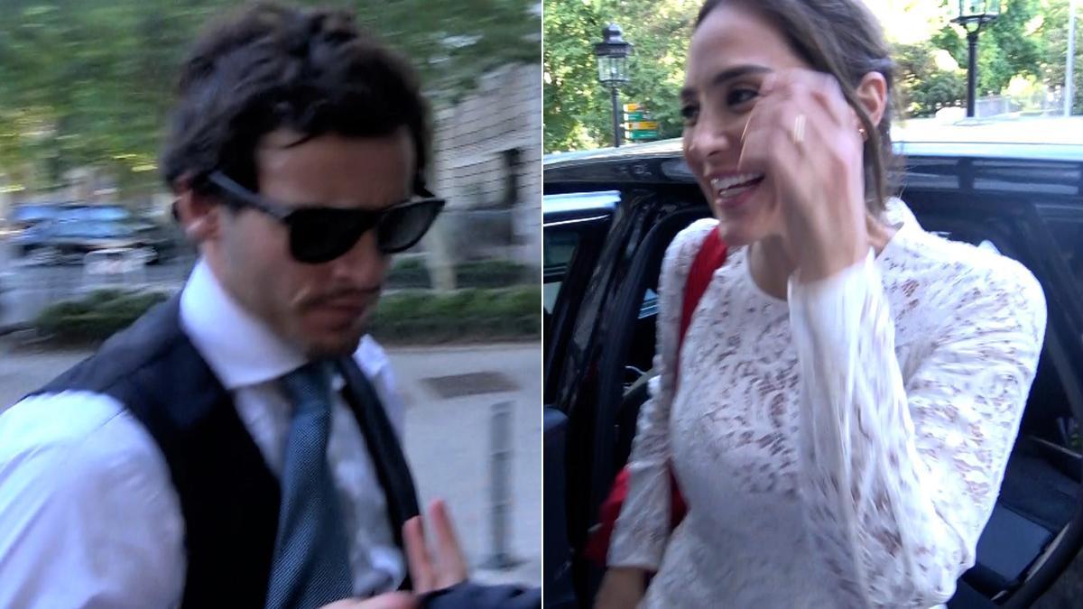 Tamara Falcó E Íñigo Onieva Llegan Al Hotel Ritz Al Amanecer Tras Su