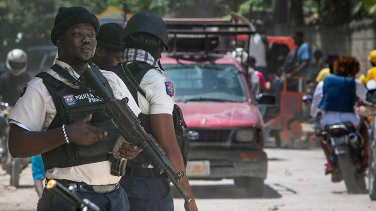Imagen de archivo de la policía de Haití.