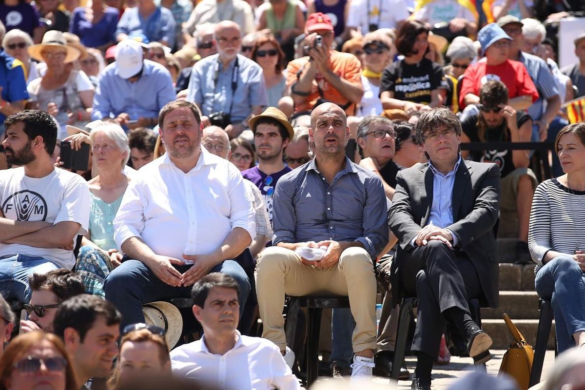 Este es el manifiesto íntegro que ha leído Guardiola Este es el manifiesto íntegro que ha leído Guardiola