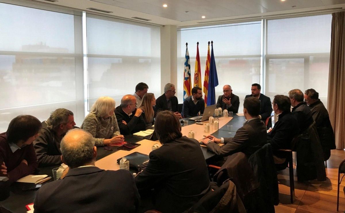 Reunión entre Generalitat y Ayuntamiento de Badalona sobre la C-31 Reunión entre Generalitat y Ayuntamiento de Badalona sobre la C-31