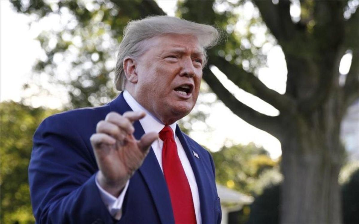 El presidente de los EEUU, Donald Trump, en la Casa Blanca. El presidente de los EEUU, Donald Trump, en la Casa Blanca.