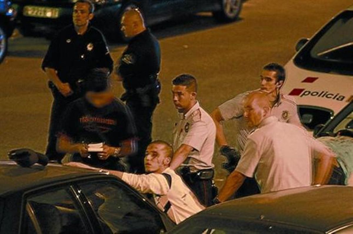Detención del líder de los Mara 18, en L’Hospitalet, el 28 de mayo. Detención del líder de los Mara 18, en L’Hospitalet, el 28 de mayo.