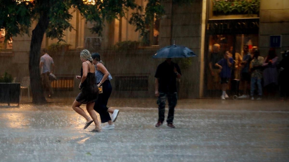 Tormenta en Barcelona. Tormenta en Barcelona.