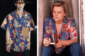 La marca Palm Angels incluyó el verano pasado una versión del modelo hawaiano de Leonardo Di Caprio en el filme ’Romeo + Juliet’ (1996), de Baz Luhrman.
