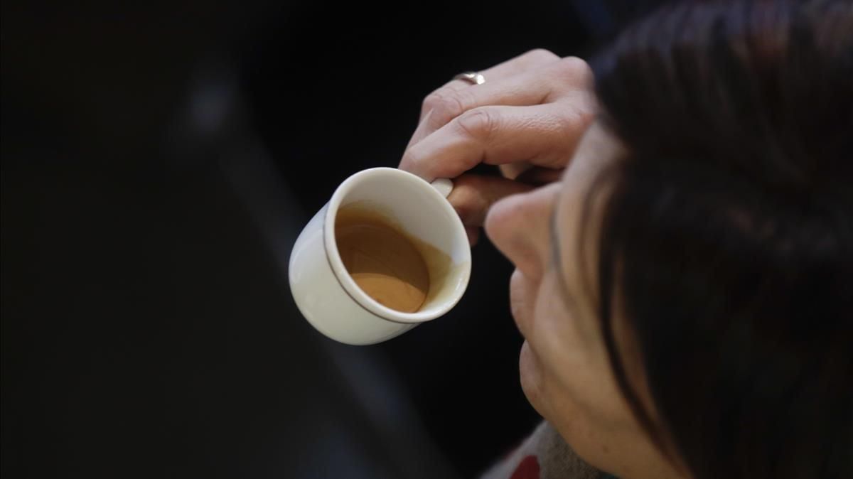 Un café espresso, en una cafetería de Milán. Un café espresso, en una cafetería de Milán.