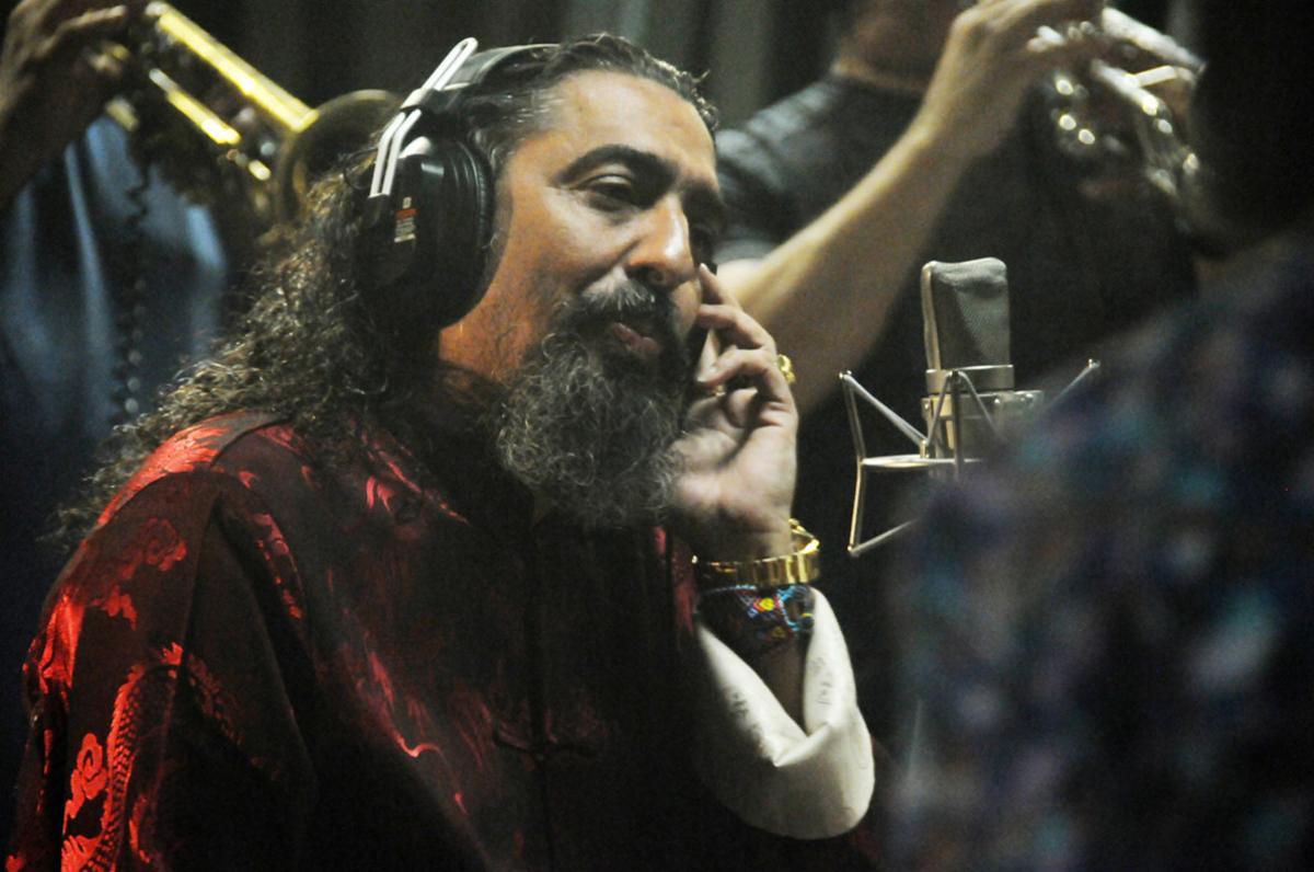 Diego el Cigala durante una de las grabaciones de ’Indestructible’.