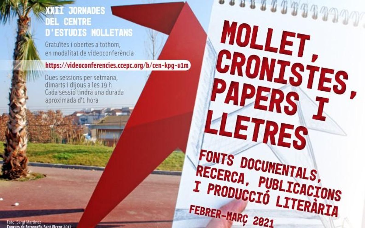 Cartel de las XXII Jornadas del Centre d’Estudis Molletans (CEM) de Mollet del Vallès. Cartel de las XXII Jornadas del Centre d’Estudis Molletans (CEM) de Mollet del Vallès.
