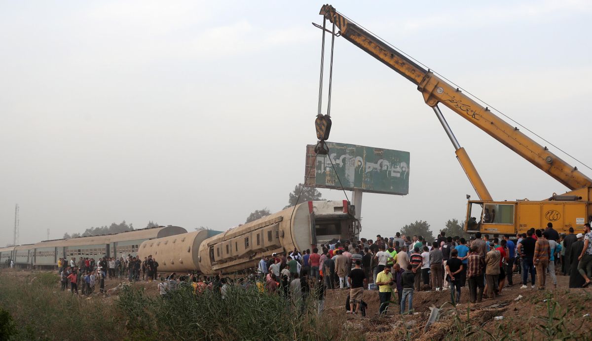 Almenys 11 morts en l’accident ferroviari al nord d’Egipte Almenys 11 morts en l’accident ferroviari al nord d’Egipte