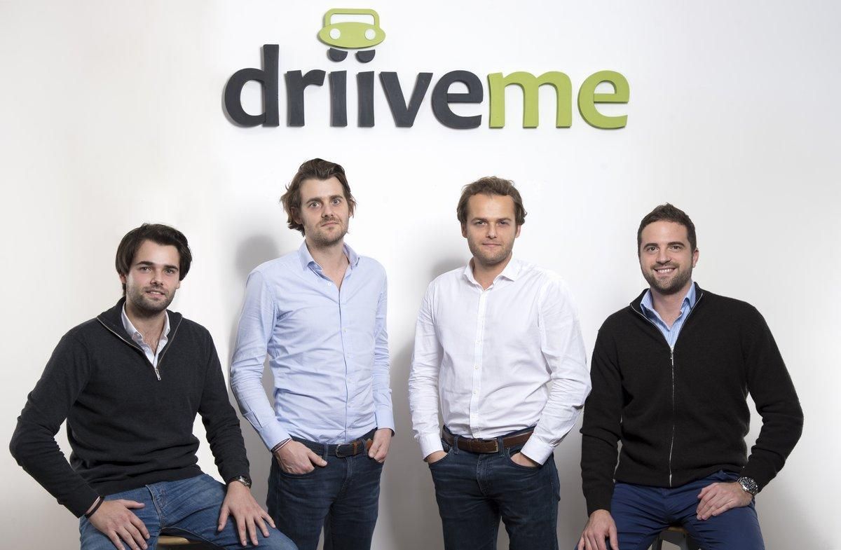 Los directivos de Driiveme (de izquierda a derecha): Constantin Lambert, director general de Iberia e Italia, Geoffroy y Alex Lambert, cofundadores, y Trevor Lambert, directivo de Reino Unido Los directivos de Driiveme (de izquierda a derecha): Constantin Lambert, director general de Iberia e Italia, Geoffroy y Alex Lambert, cofundadores, y Trevor Lambert, directivo de Reino Unido