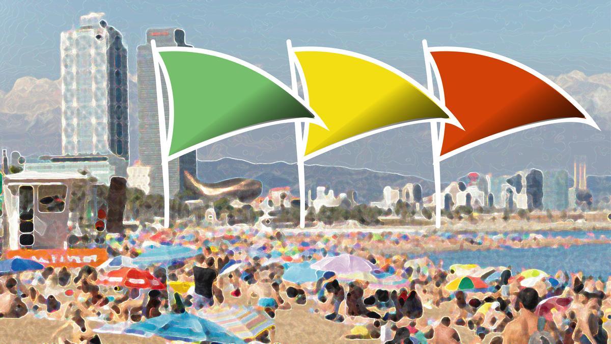 Estado de las playas de Barcelona hoy miércoles, 10 de agosto