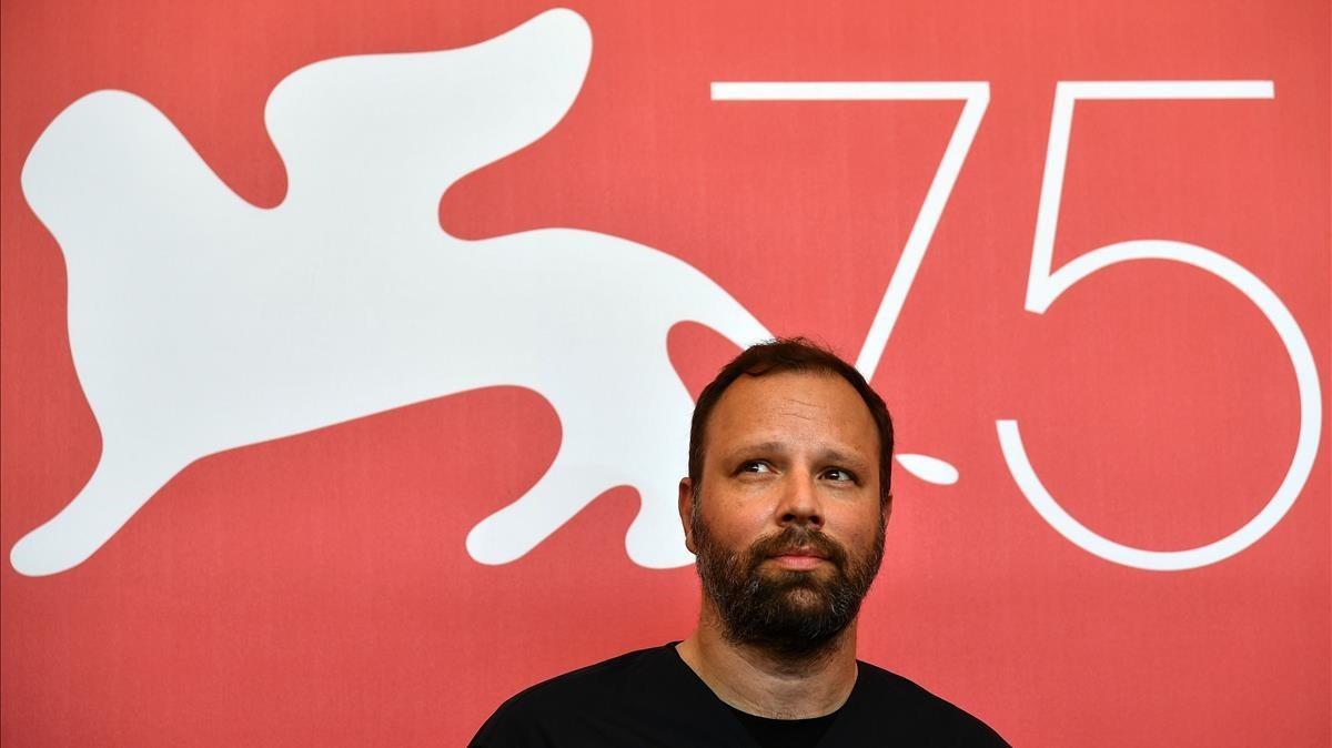 El director Yorgos Lanthimos en el Festival de Venecia El director Yorgos Lanthimos en el Festival de Venecia