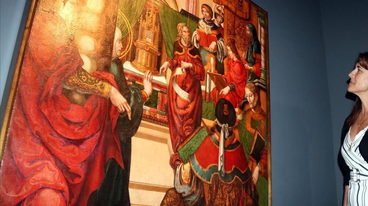 El Museu de Lleida estrena nou relat després de la marxa provisional dels béns en litigi de Sixena El Museu de Lleida estrena nou relat després de la marxa provisional dels béns en litigi de Sixena