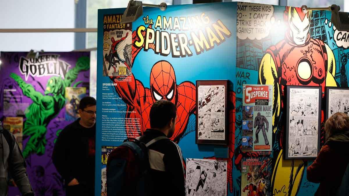 El guionista Stan Lee, fallecido en 2018, ocupa un lugar destacado en el Salón del Comic Barcelona.