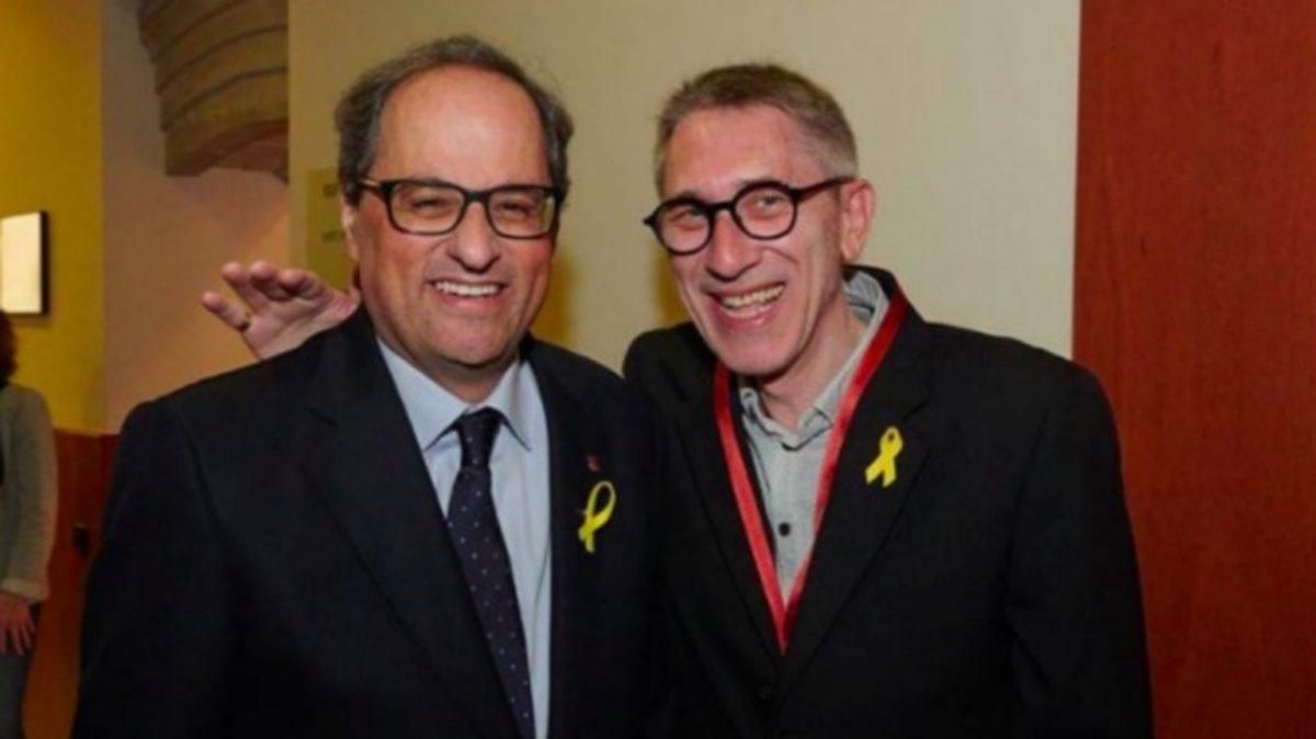 Quim Torra y Agustí Colomines Quim Torra y Agustí Colomines
