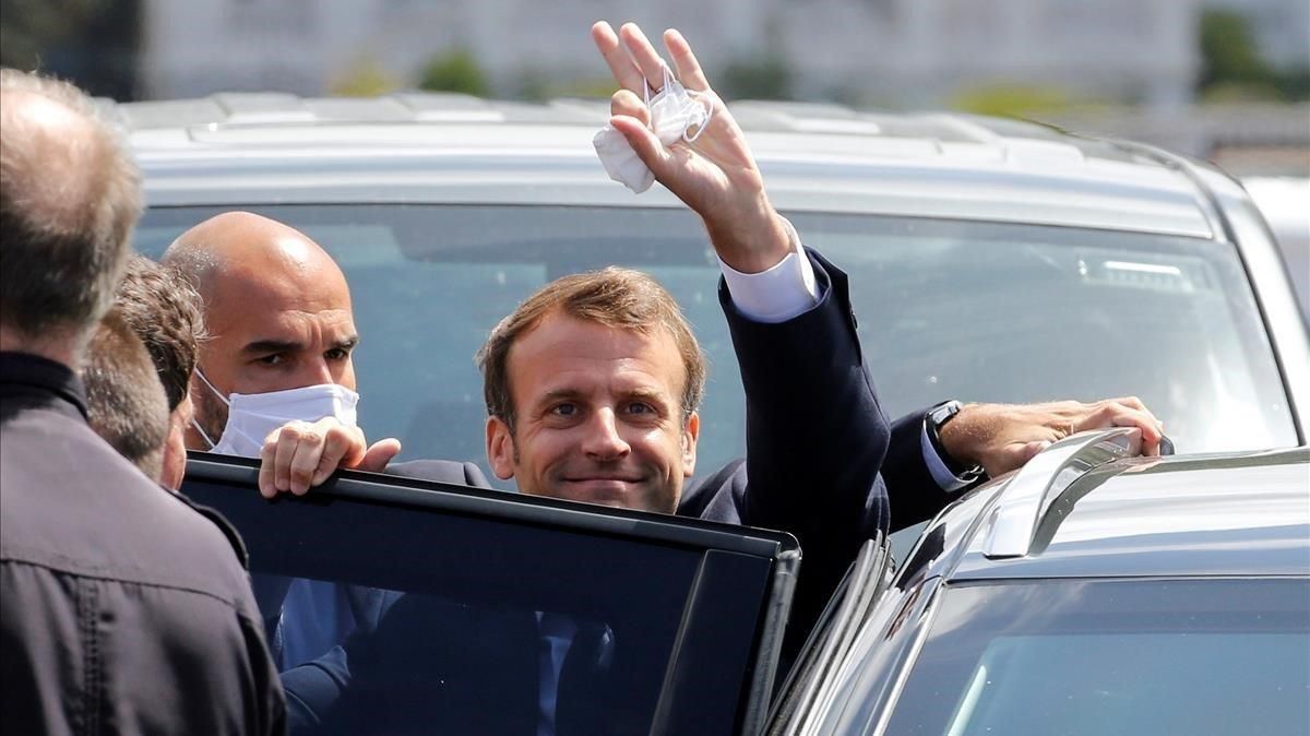 Ola verde contra Macron Ola verde contra Macron