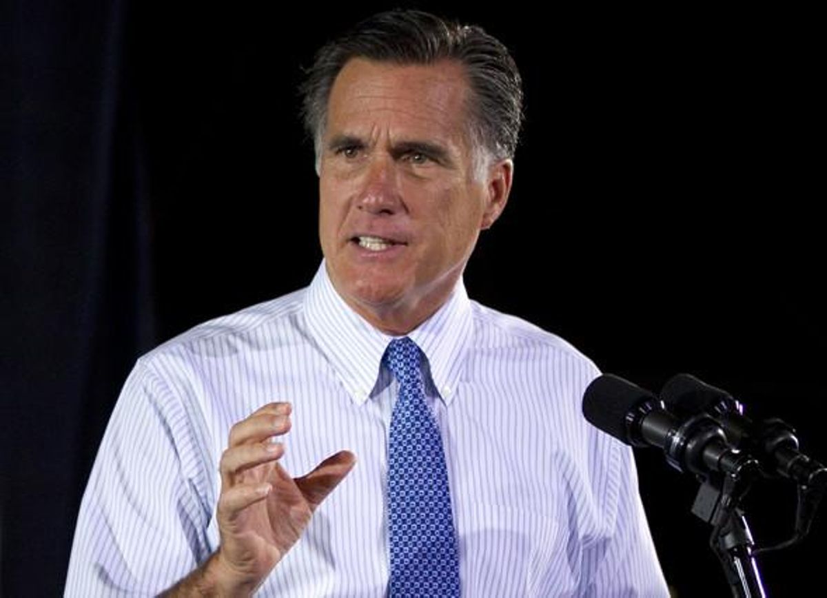 Mitt Romney interviene en un acto electoral en Saint Louis. Mitt Romney interviene en un acto electoral en Saint Louis.