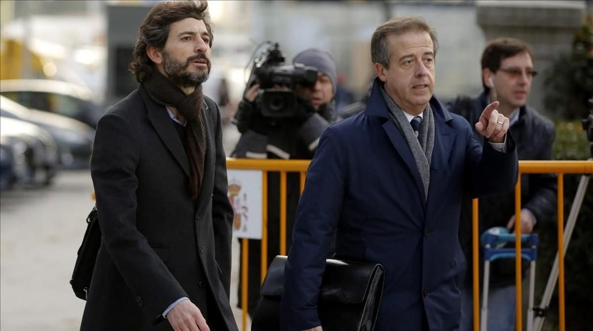 Oleguer Pujol, a su llegada a la Audiencia Nacional, el pasado 12 de enero. Oleguer Pujol, a su llegada a la Audiencia Nacional, el pasado 12 de enero.