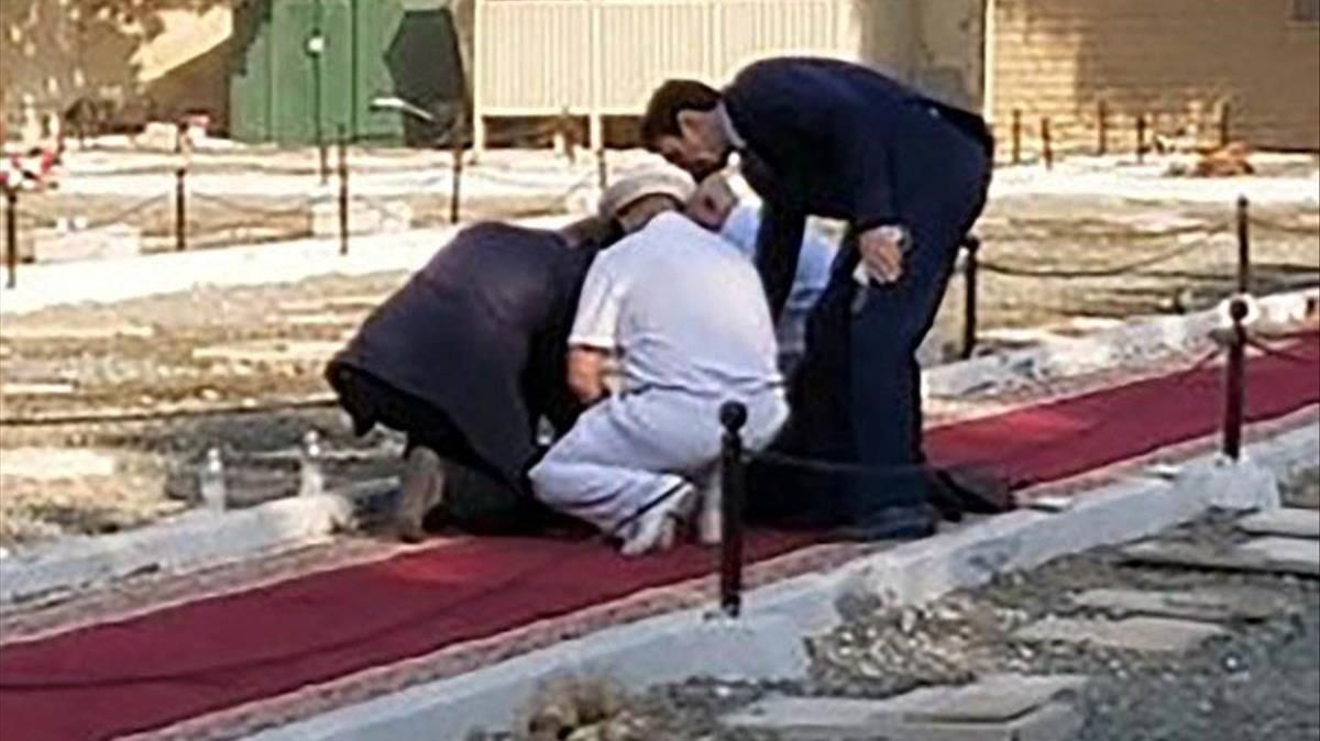 Lugar del atentado en el cementerio no musulmán de Yeda, en Arabia Saudí. Lugar del atentado en el cementerio no musulmán de Yeda, en Arabia Saudí.