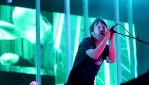 Thom Yorke, líder de Radiohead, en un concierto en Barcelona.