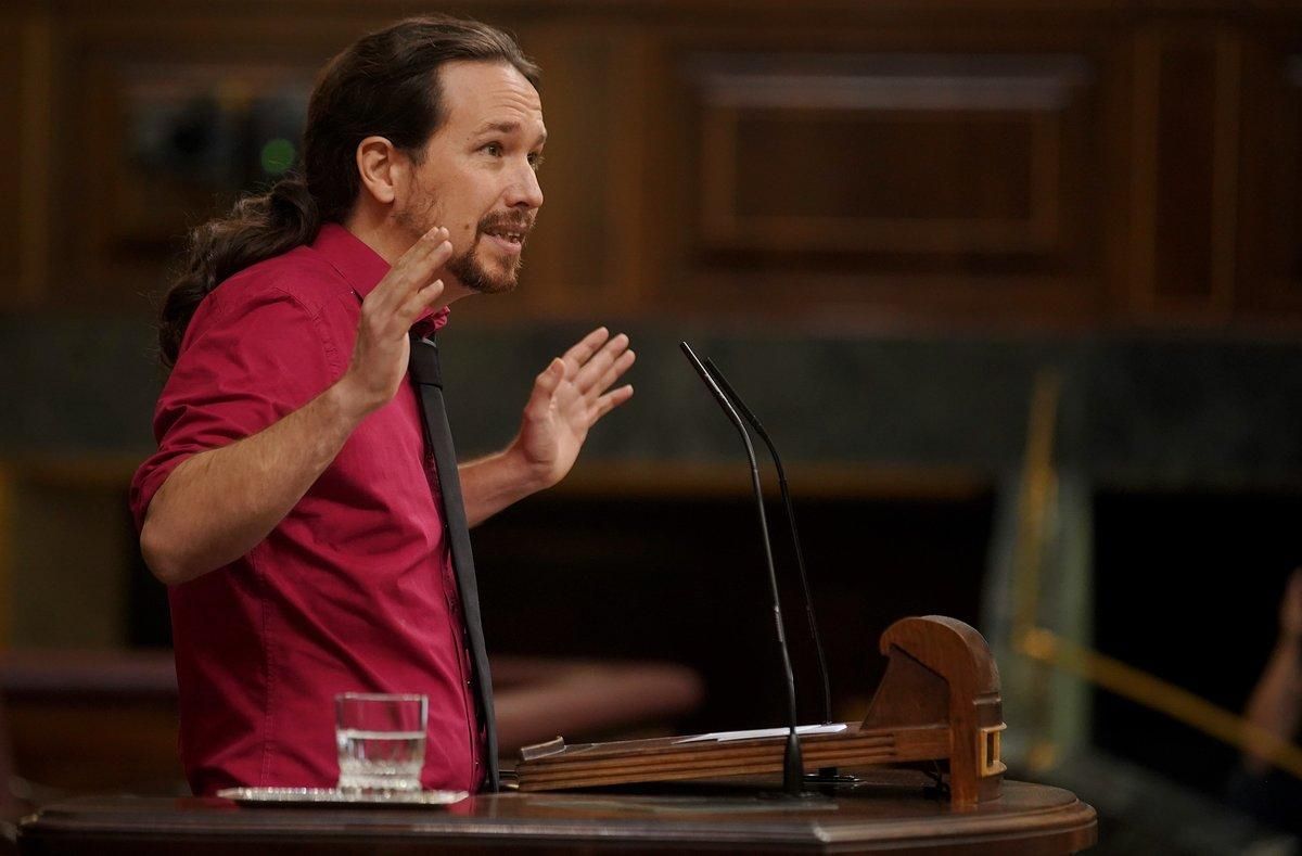 Pablo Iglesias, en una sesión de control al Gobierno en el Congreso de los Diputados, el pasado octubre. Pablo Iglesias, en una sesión de control al Gobierno en el Congreso de los Diputados, el pasado octubre.