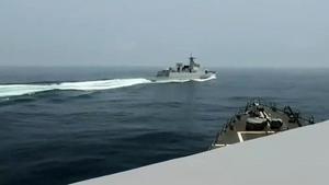 Els EUA publiquen un vídeo de la temptativa de col·lisió d’un barco de guerra xinès a l’estret de Taiwan
