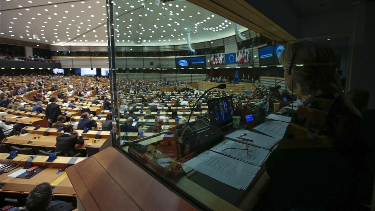 Plenario del Parlamento Europeo de este miércoles. Plenario del Parlamento Europeo de este miércoles.