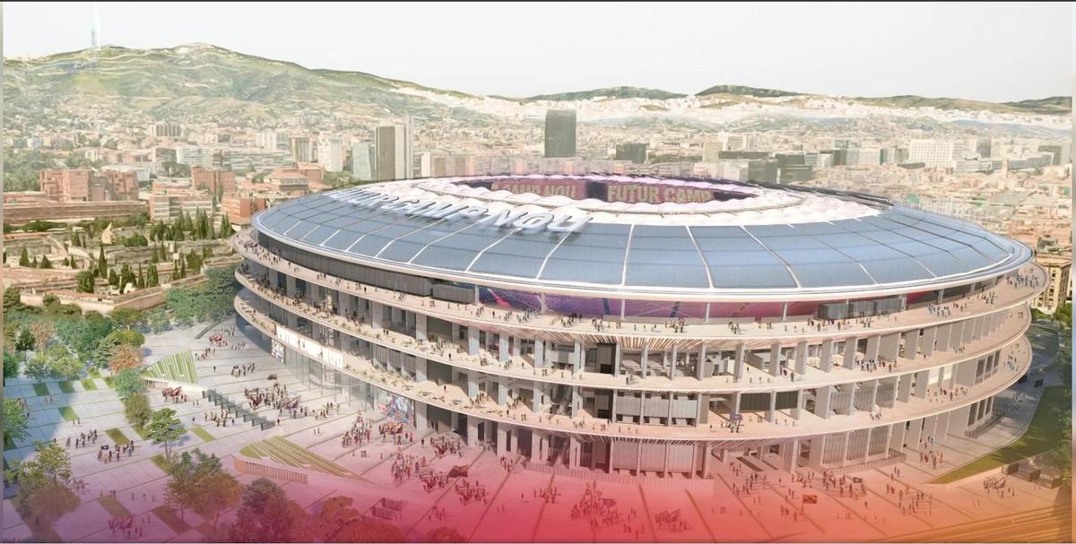 ’Render’ de la reforma del Camp Nou. ’Render’ de la reforma del Camp Nou.