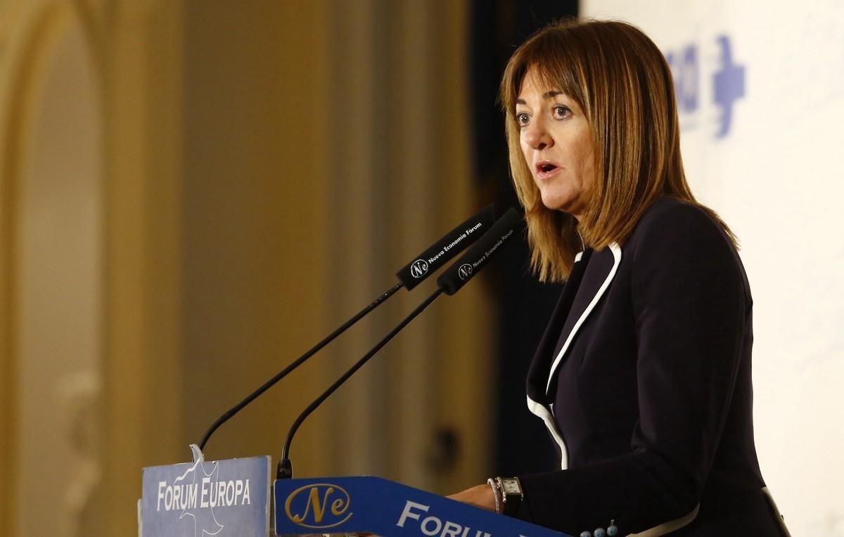 La secretaria general de los socialistas vascos Idoia Mendia. La secretaria general de los socialistas vascos Idoia Mendia.