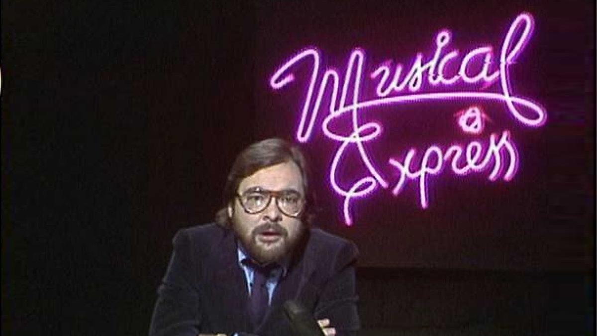Àngel Casas en el programa ’Musical Express’, que se emitió en TVE entre 1980 y 1983.