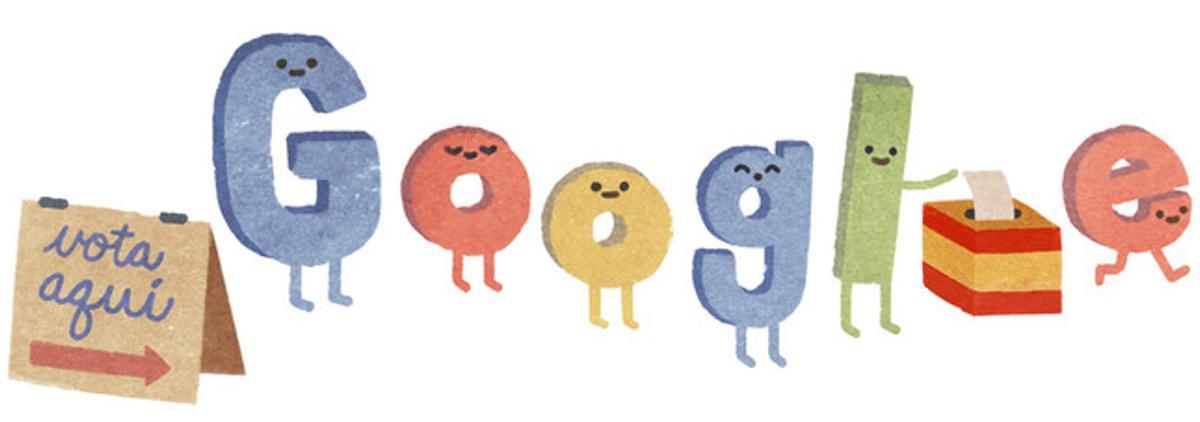 El ’doodle’ de Google dedicado al 20-D