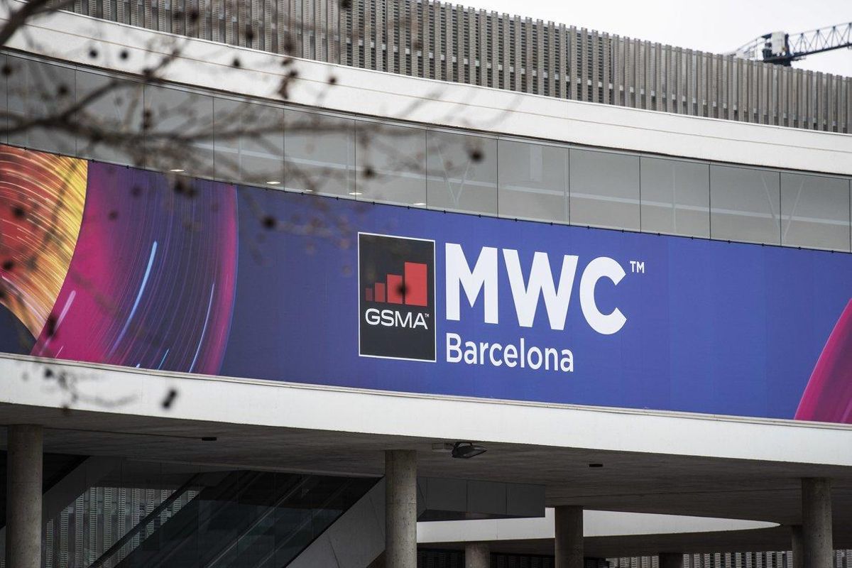 Imagen del reciento del Mobile World Congress Imagen del reciento del Mobile World Congress