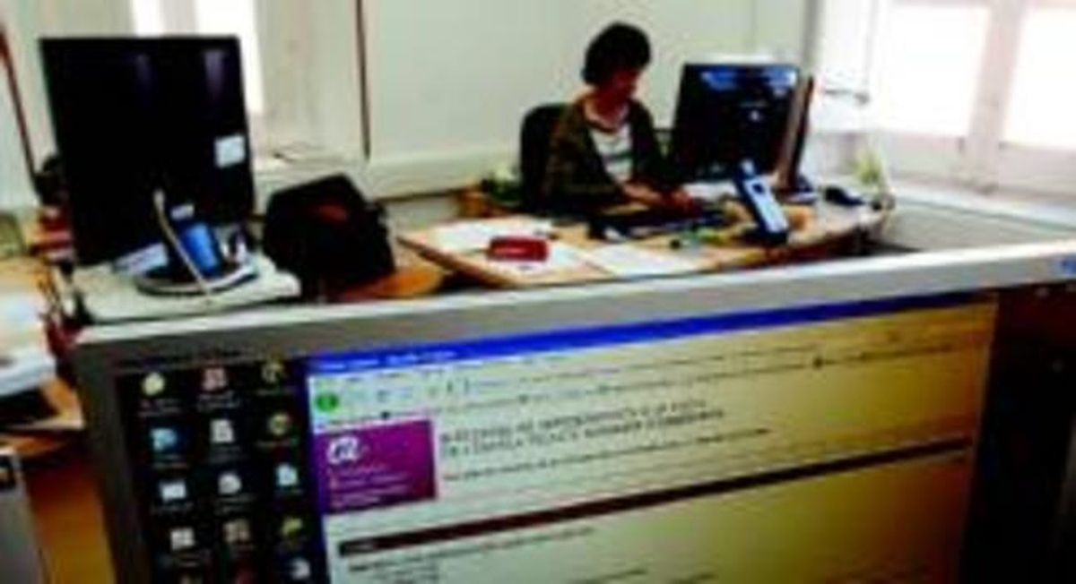 Departament de serveis d’informàtica de la Universitat Rovira i Virgili de Tarragona, ahir. Departament de serveis d’informàtica de la Universitat Rovira i Virgili de Tarragona, ahir.