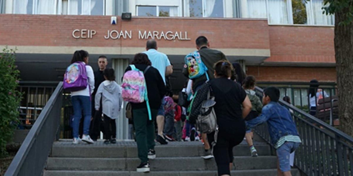 Inicio del curso escolar en Esplugues. Inicio del curso escolar en Esplugues.