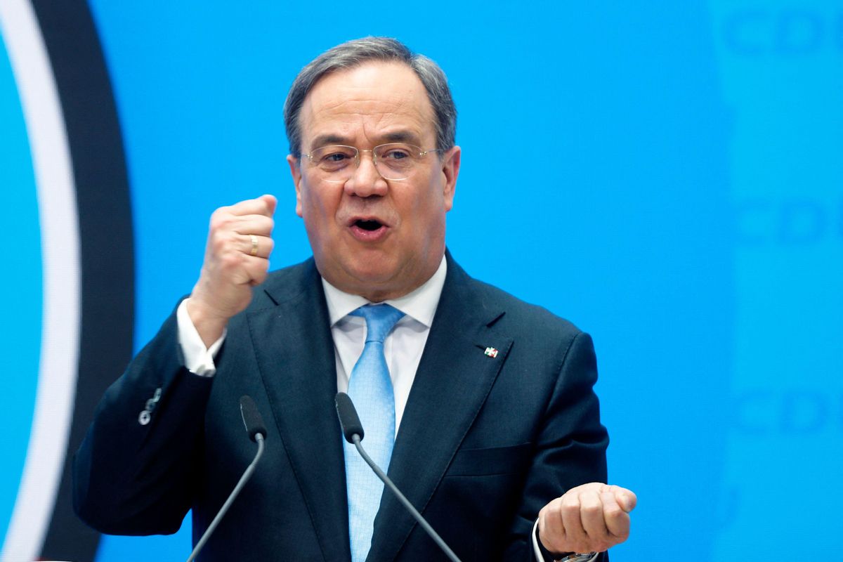 El candidato de la CDU a las elecciones federales de septiembre, Armin Laschet. El candidato de la CDU a las elecciones federales de septiembre, Armin Laschet.