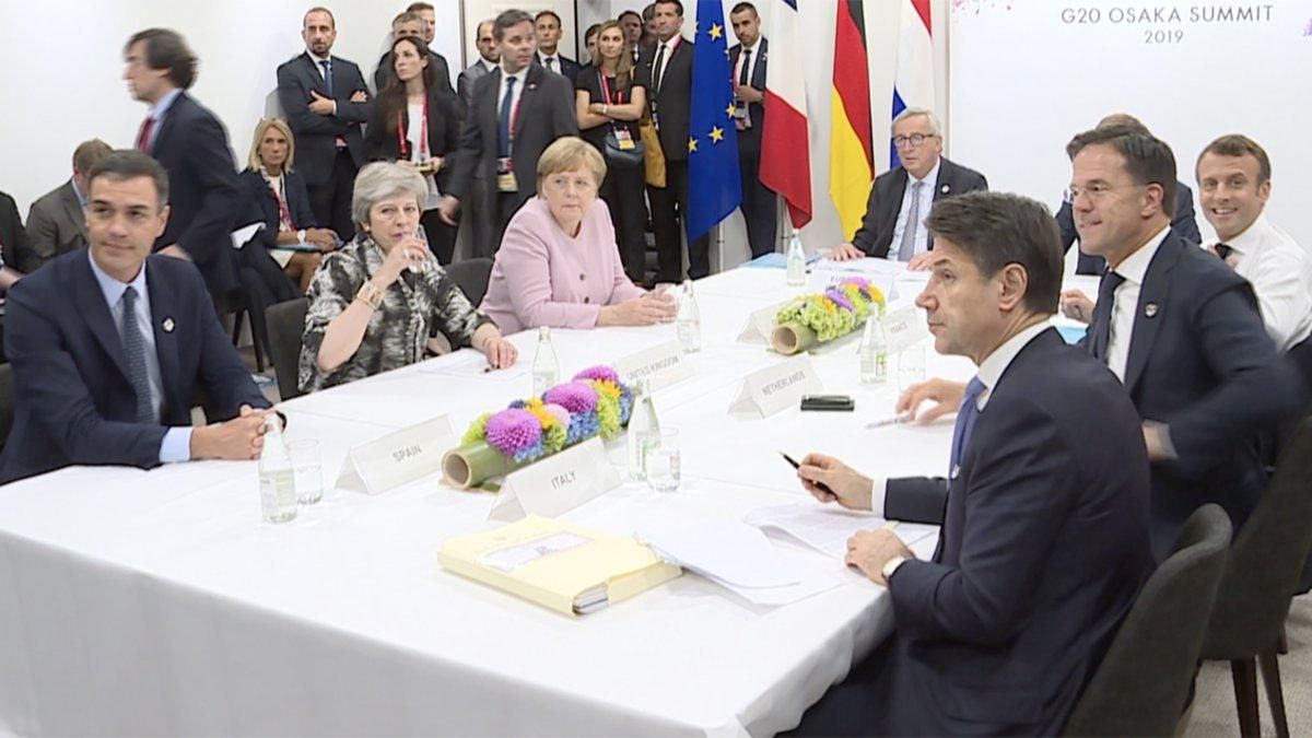 Reunión de los líderes europeos en el G20. Reunión de los líderes europeos en el G20.