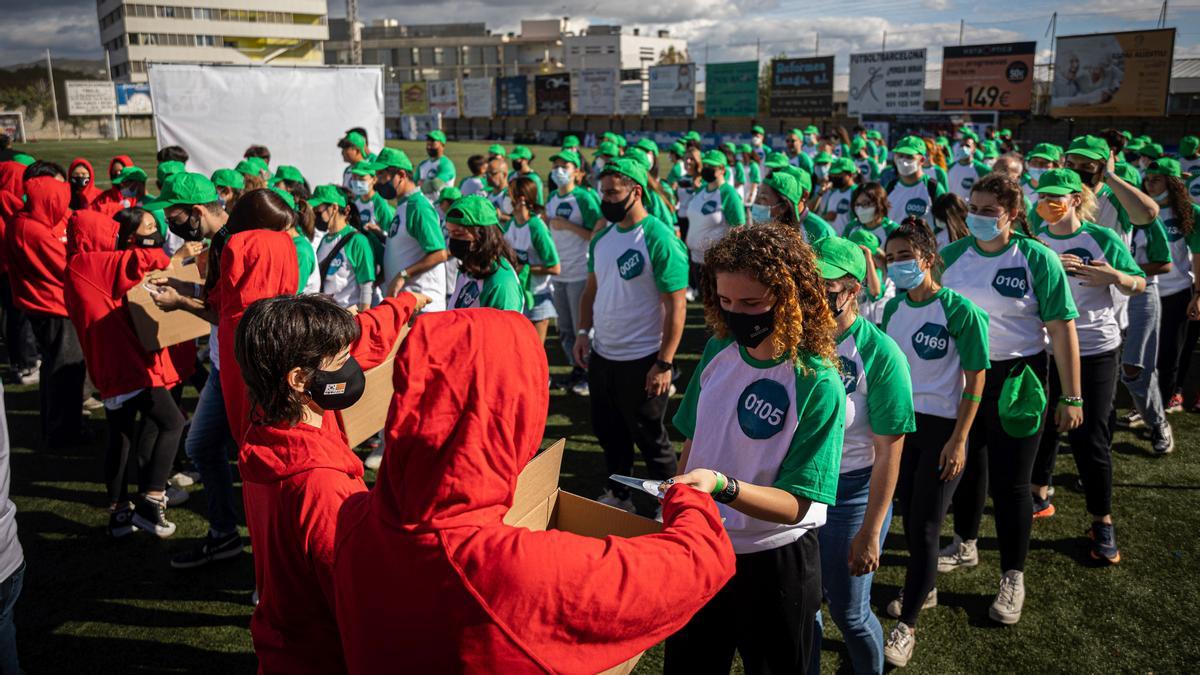 Coreans de Catalunya celebren ‘El juego del calamar’ a Nou Barris Coreans de Catalunya celebren ‘El juego del calamar’ a Nou Barris