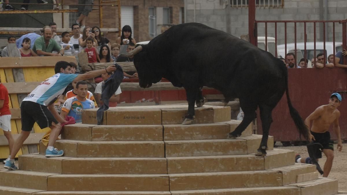 ’Correbous’ en Santa Bàrbara, en el Montsià. ’Correbous’ en Santa Bàrbara, en el Montsià.