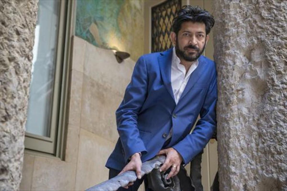 Siddhartha Mukherjee,ayer en la Pedrera. Siddhartha Mukherjee,ayer en la Pedrera.