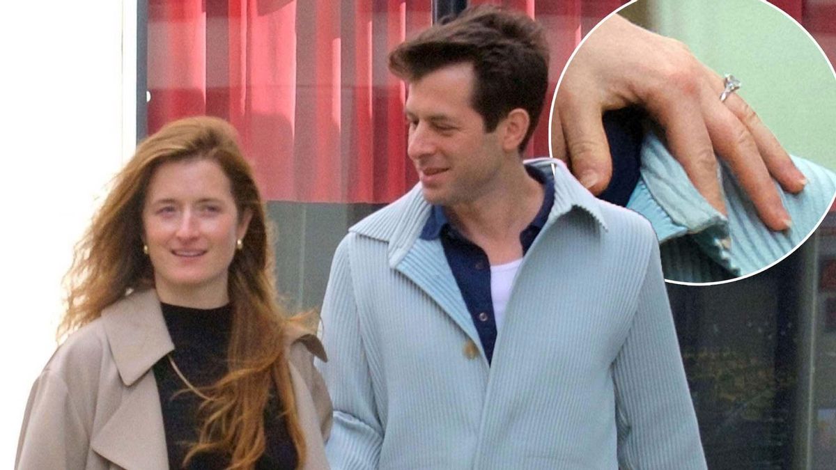 Mark Ronson y Grace Gummer Mark Ronson y Grace Gummer