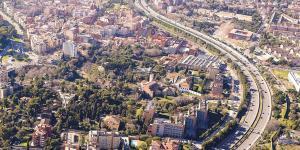 Vista aérea de Esplugues de Llobregat