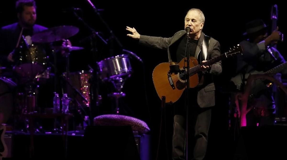 Paul Simon, en Madrid. Paul Simon, en Madrid.