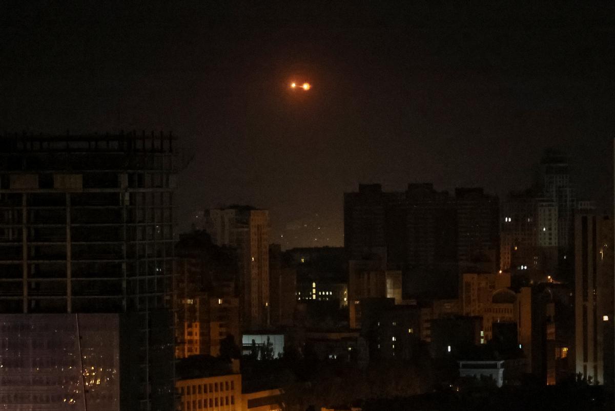 Ataque nocturno con aviones no pilotados contra Kiev. 