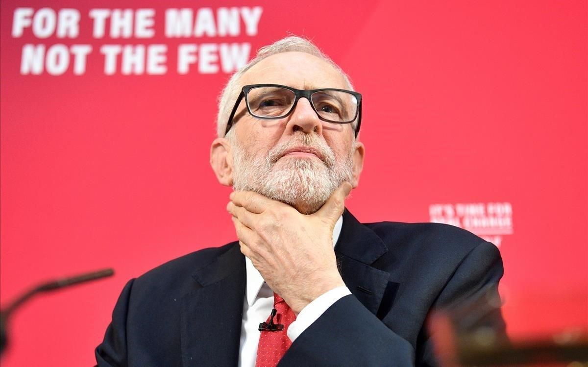 Jermy Corbyn, en Londres. Jermy Corbyn, en Londres.
