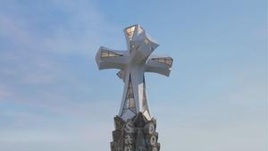 La Sagrada Família mostra com serà el cimbori que es convertirà en el sostre de Barcelona