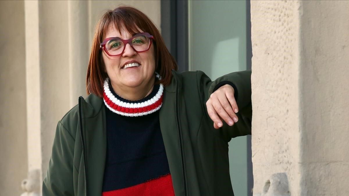 La editora y presidenta de la Associació d’Editors en Llengua Catalana, en Barcelona. La editora y presidenta de la Associació d’Editors en Llengua Catalana, en Barcelona.