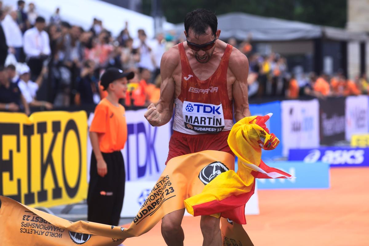 Álvaro Martín Medalla De Oro En Los 20 Km Marcha En Los Mundiales De Budapestfotos 0886