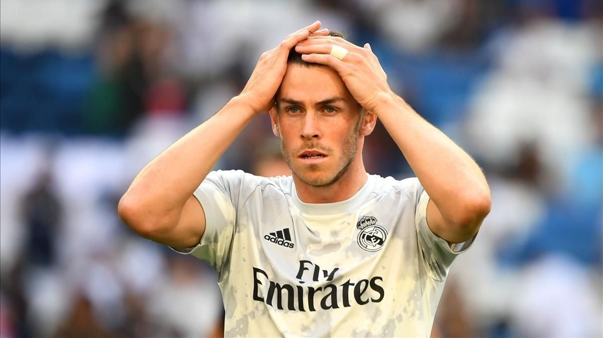 Bale, en el Bernabéu. Bale, en el Bernabéu.