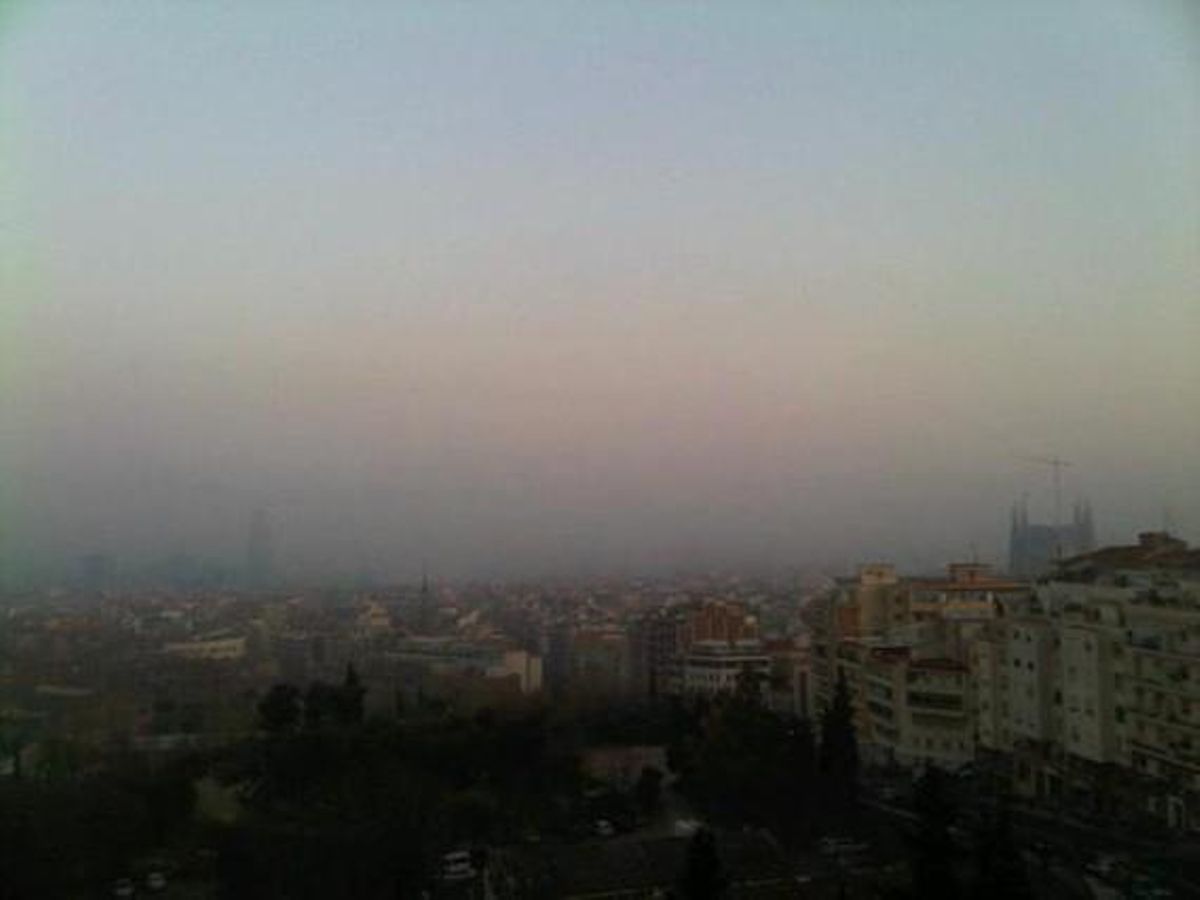 Barcelona, vista desde el Guinardó. Barcelona, vista desde el Guinardó.
