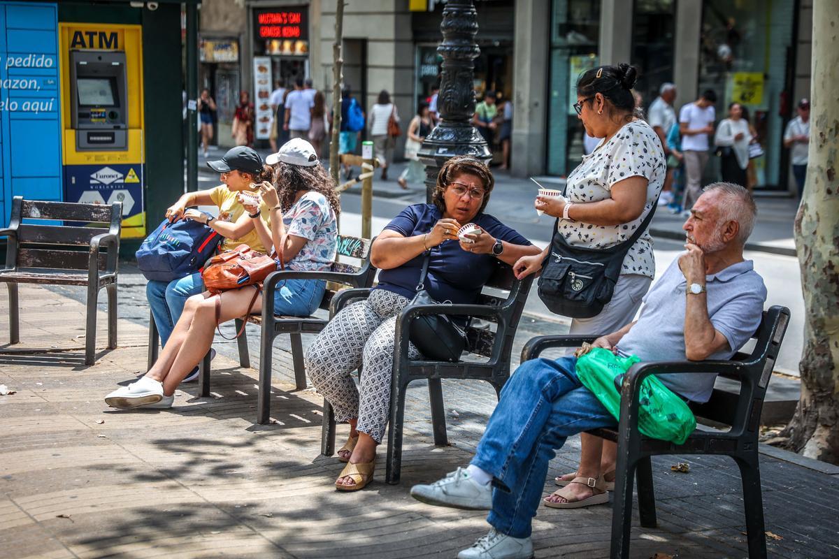 Así Se Vive El Tiempo En Barcelona: Hacia Un Fin De Semana De "horno ...