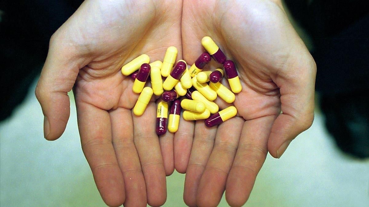 Pastillas de antibióticos. Pastillas de antibióticos.